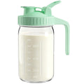 32oz Breast Milk Pitcher with Lid – Leakproof Airtight Glass Breastmilk Storage Container, Wide Mouth Mason Jar Pitcher for Formula Mixing & Fridge Storage